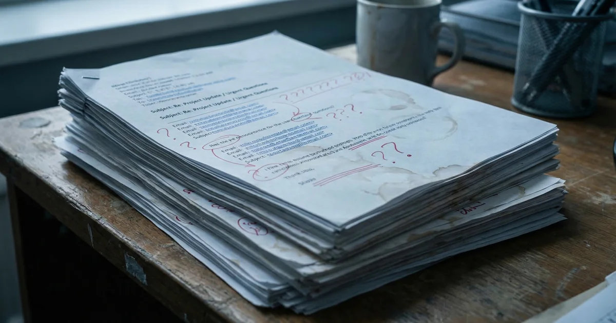 Dubai freight office with WhatsApp and email open simultaneously